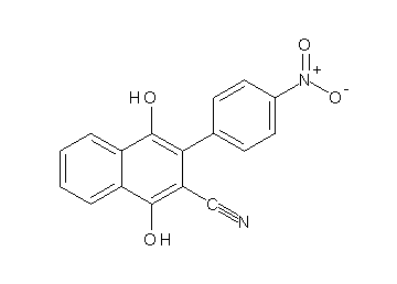 1,4-dihydroxy-3-(4-nitrophenyl)-2-naphthonitrile