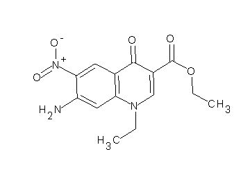ethyl 7-amino-1-ethyl-6-nitro-4-oxo-1,4-dihydro-3-quinolinecarboxylate