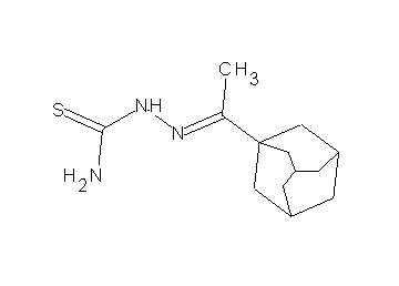 1-(1-adamantyl)ethanone thiosemicarbazone 1-(1-adamantyl)ethanone thiosemicarbazone