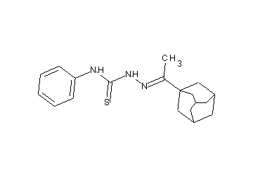1-(1-adamantyl)ethanone N-phenylthiosemicarbazone