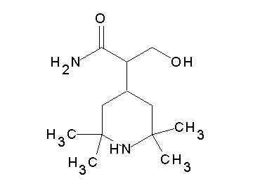 3-hydroxy-2-(2,2,6,6-tetramethyl-4-piperidinyl)propanamide