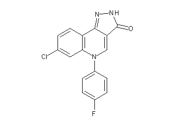 7-chloro-5-(4-fluorophenyl)-2,5-dihydro-3H-pyrazolo[4,3-c]quinolin-3-one