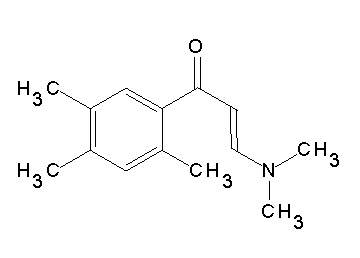 3-(dimethylamino)-1-(2,4,5-trimethylphenyl)-2-propen-1-one