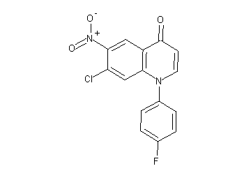 7-chloro-1-(4-fluorophenyl)-6-nitro-4(1H)-quinolinone