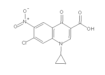 7-chloro-1-cyclopropyl-6-nitro-4-oxo-1,4-dihydro-3-quinolinecarboxylic acid