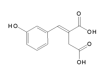 2-(3-hydroxybenzylidene)succinic acid