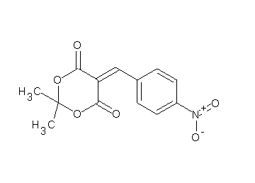 2,2-dimethyl-5-(4-nitrobenzylidene)-1,3-dioxane-4,6-dione