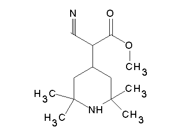 methyl cyano(2,2,6,6-tetramethyl-4-piperidinyl)acetate
