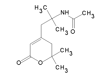 N-[2-(2,2-dimethyl-6-oxo-3,6-dihydro-2H-pyran-4-yl)-1,1-dimethylethyl]acetamide