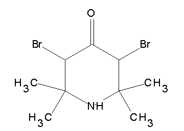 3,5-dibromo-2,2,6,6-tetramethyl-4-piperidinone