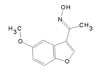 1-(5-methoxy-1-benzofuran-3-yl)ethanone oxime