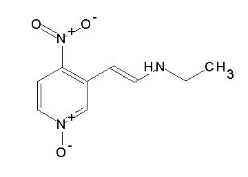N-ethyl-2-(4-nitro-1-oxido-3-pyridinyl)ethylenamine