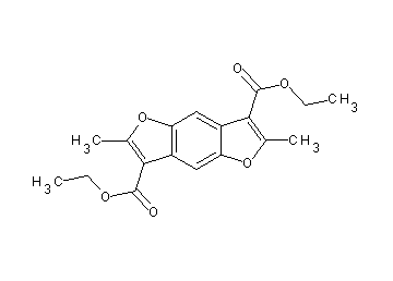 diethyl 2,6-dimethylfuro[2,3-f][1]benzofuran-3,7-dicarboxylate (non-preferred name)