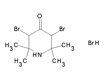 3,5-dibromo-2,2,6,6-tetramethyl-4-piperidinone hydrobromide