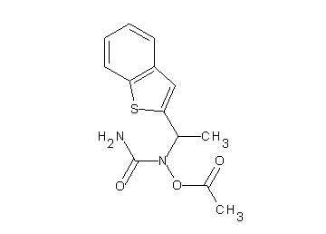 N-(acetyloxy)-N-[1-(1-benzothien-2-yl)ethyl]urea