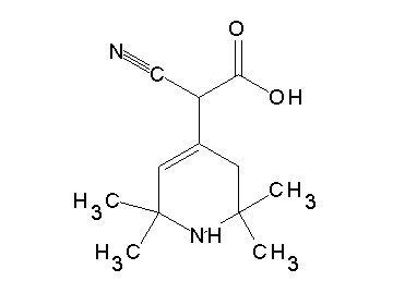cyano(2,2,6,6-tetramethyl-1,2,3,6-tetrahydro-4-pyridinyl)acetic acid