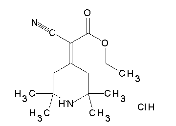 ethyl cyano(2,2,6,6-tetramethyl-4-piperidinylidene)acetate hydrochloride