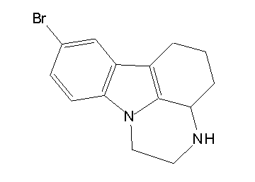8-bromo-2,3,3a,4,5,6-hexahydro-1H-pyrazino[3,2,1-jk]carbazole