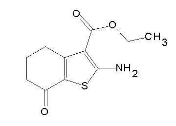ethyl 2-amino-7-oxo-4,5,6,7-tetrahydro-1-benzothiophene-3-carboxylate
