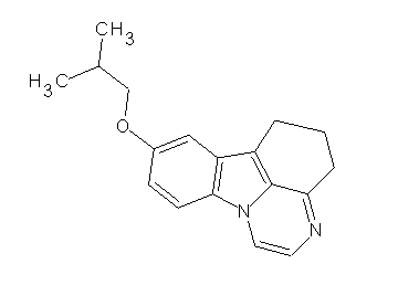 8-isobutoxy-5,6-dihydro-4H-pyrazino[3,2,1-jk]carbazole
