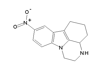 8-nitro-2,3,3a,4,5,6-hexahydro-1H-pyrazino[3,2,1-jk]carbazole