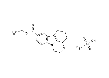 ethyl 2,3,3a,4,5,6-hexahydro-1H-pyrazino[3,2,1-jk]carbazole-8-carboxylate methanesulfonate