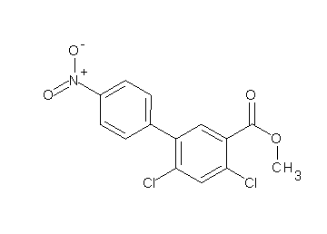 methyl 4,6-dichloro-4'-nitro-3-biphenylcarboxylate