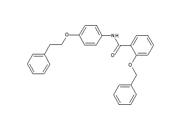 2-(benzyloxy)-N-[4-(2-phenylethoxy)phenyl]benzamide