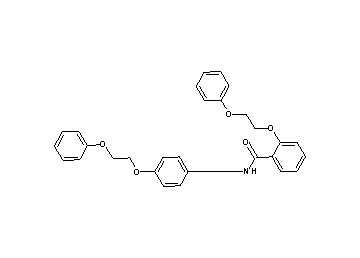 2-(2-phenoxyethoxy)-N-[4-(2-phenoxyethoxy)phenyl]benzamide