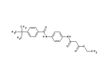 ethyl 3-({4-[(4-tert-butylbenzoyl)amino]phenyl}amino)-3-oxopropanoate