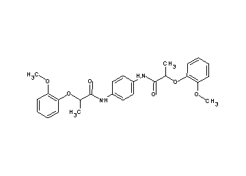 N,N'-1,4-phenylenebis[2-(2-methoxyphenoxy)propanamide]
