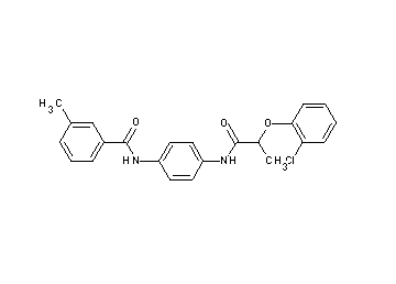 N-(4-{[2-(2-chlorophenoxy)propanoyl]amino}phenyl)-3-methylbenzamide