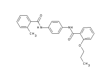 2-methyl-N-{4-[(2-propoxybenzoyl)amino]phenyl}benzamide