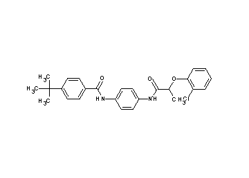 4-tert-butyl-N-(4-{[2-(2-chlorophenoxy)propanoyl]amino}phenyl)benzamide