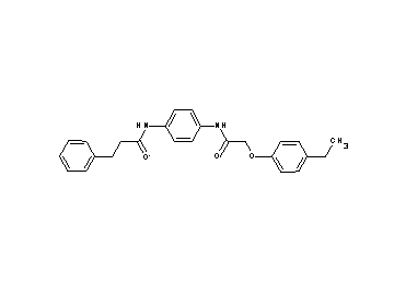N-(4-{[(4-ethylphenoxy)acetyl]amino}phenyl)-3-phenylpropanamide