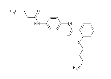 2-butoxy-N-[4-(butyrylamino)phenyl]benzamide