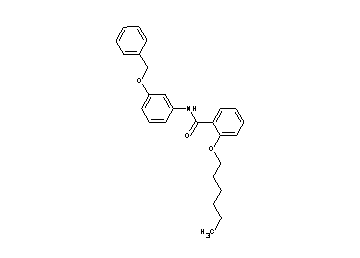 N-[3-(benzyloxy)phenyl]-2-(hexyloxy)benzamide