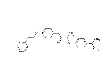 2-(4-isopropylphenoxy)-N-[4-(2-phenylethoxy)phenyl]propanamide