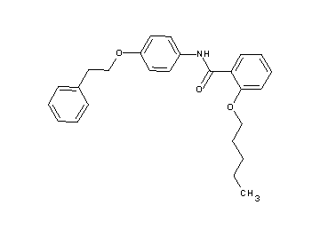 2-(pentyloxy)-N-[4-(2-phenylethoxy)phenyl]benzamide