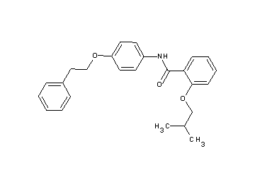 2-isobutoxy-N-[4-(2-phenylethoxy)phenyl]benzamide