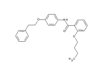 2-butoxy-N-[4-(2-phenylethoxy)phenyl]benzamide