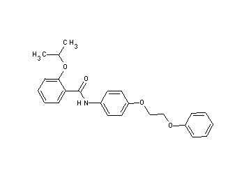 2-isopropoxy-N-[4-(2-phenoxyethoxy)phenyl]benzamide