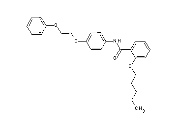 2-(pentyloxy)-N-[4-(2-phenoxyethoxy)phenyl]benzamide