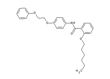 2-(hexyloxy)-N-[4-(2-phenoxyethoxy)phenyl]benzamide