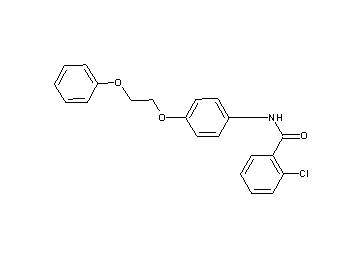 2-chloro-N-[4-(2-phenoxyethoxy)phenyl]benzamide