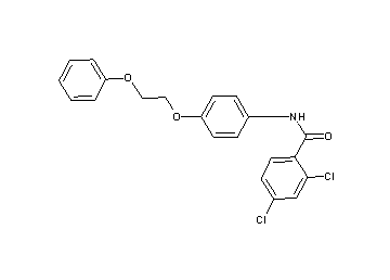 2,4-dichloro-N-[4-(2-phenoxyethoxy)phenyl]benzamide