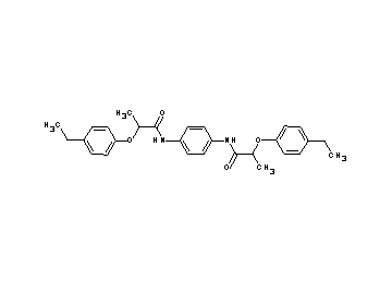 N,N'-1,4-phenylenebis[2-(4-ethylphenoxy)propanamide]