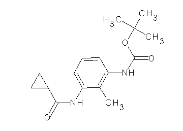 tert-butyl {3-[(cyclopropylcarbonyl)amino]-2-methylphenyl}carbamate