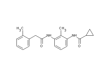 N-(2-methyl-3-{[(2-methylphenyl)acetyl]amino}phenyl)cyclopropanecarboxamide