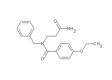 N-(3-amino-3-oxopropyl)-N-benzyl-4-ethoxybenzamide (non-preferred name)